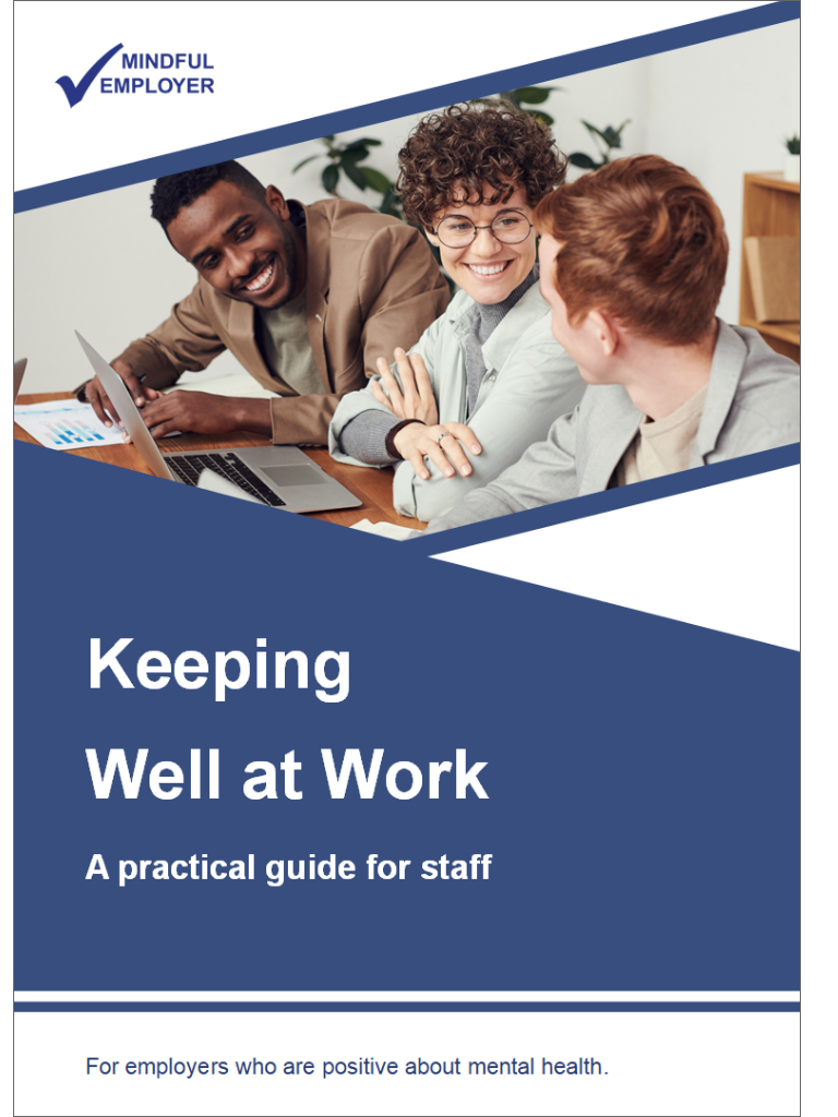 Keeping Well at Work: A Practical Guide for Staff